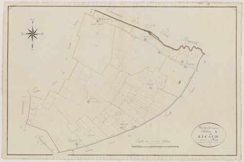 Plan primitif, atlas-A2 Ricaud, Gontaud-de-Nogaret