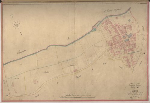 Plan napoléonien-C1 La Ville, Gontaud-de-Nogaret