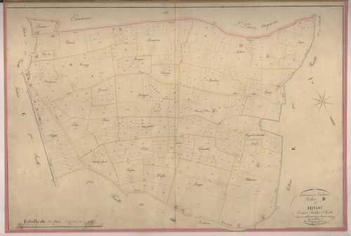 Plan napoléonien-D1 Bringot, Gontaud-de-Nogaret