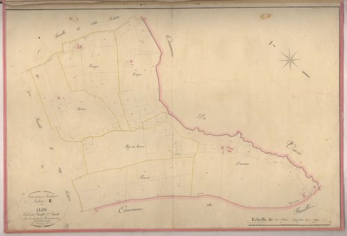 Plan napoléonien-E2 Gajac, Gontaud-de-Nogaret