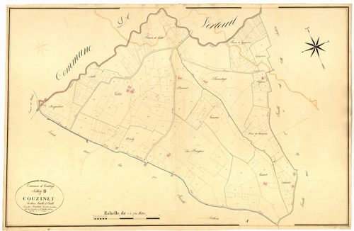 Plan napoléonien, atlas-B1 Couzinet, Grateloup-Saint-Gayrand
