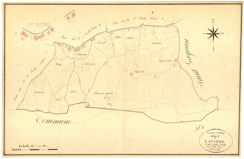 Plan napoléonien, atlas-C2 Lagarde, Grateloup-Saint-Gayrand