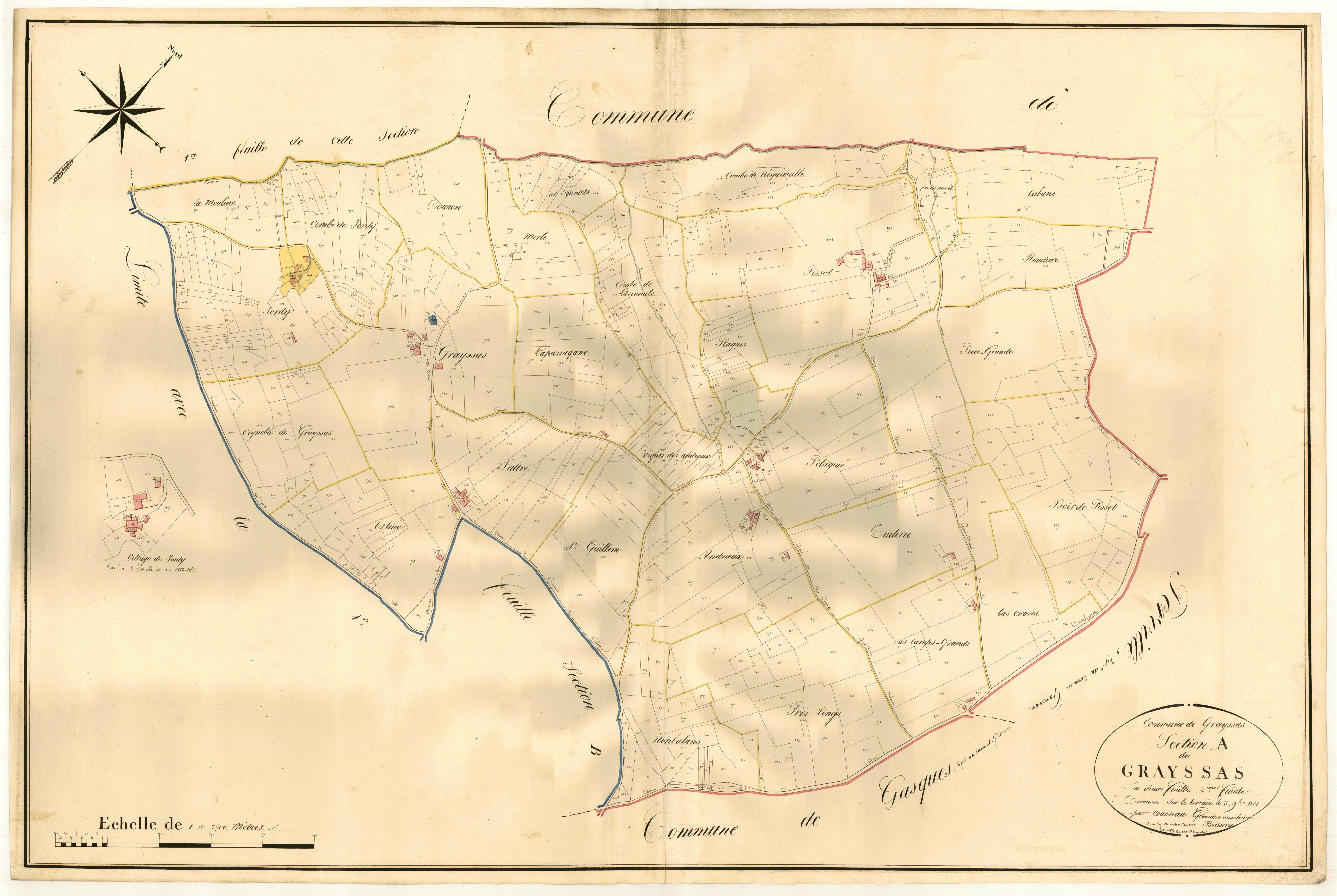 Plan napoléonien, atlas-A2 Grayssas, Grayssas