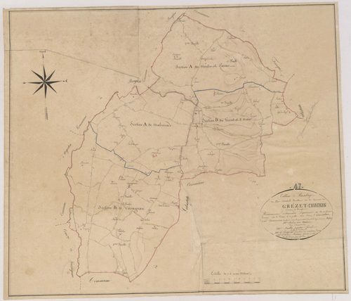 Plan napoléonien, atlas-TA, Grézet-Cavagnan