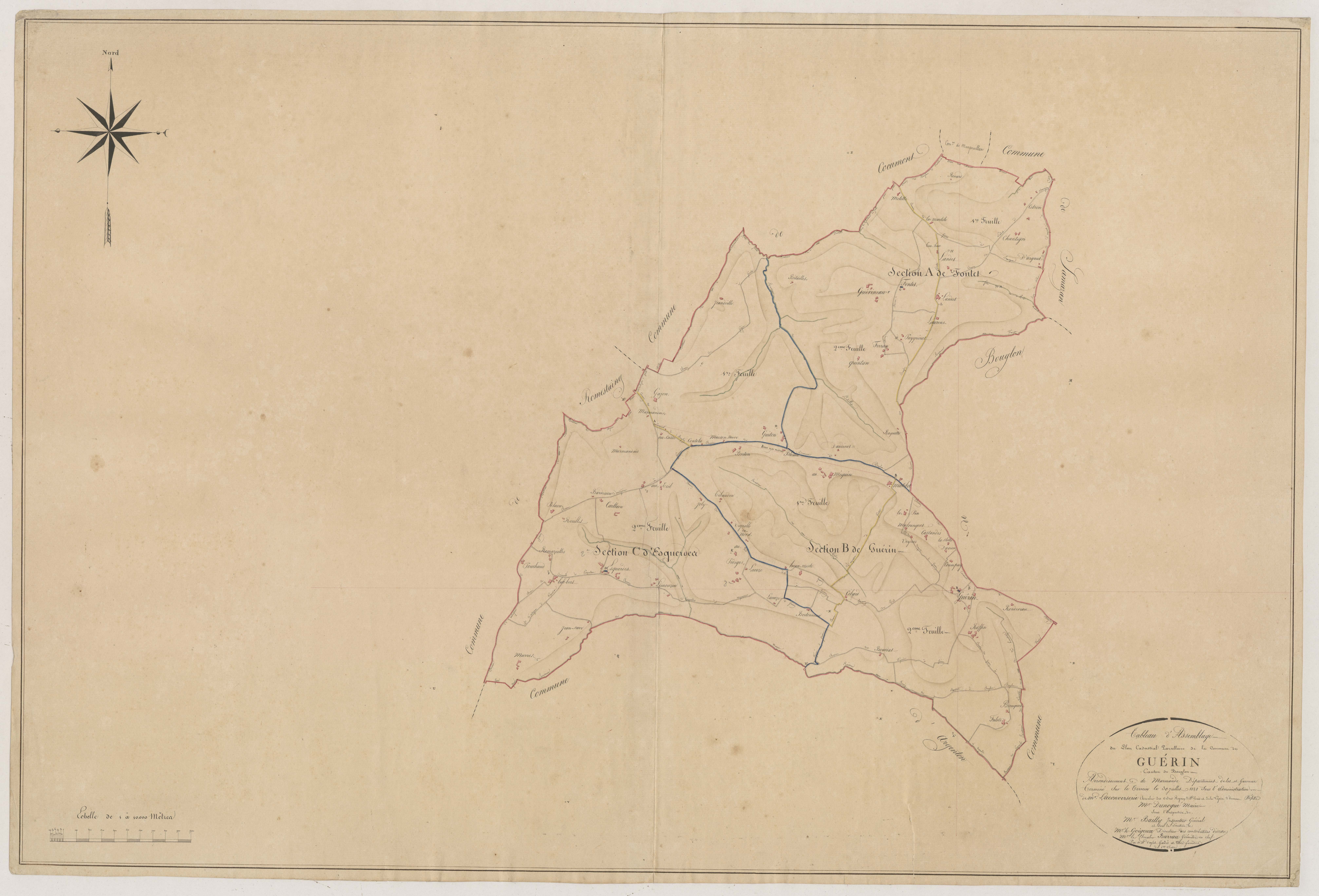 Plan napoléonien, atlas-TA, Guérin