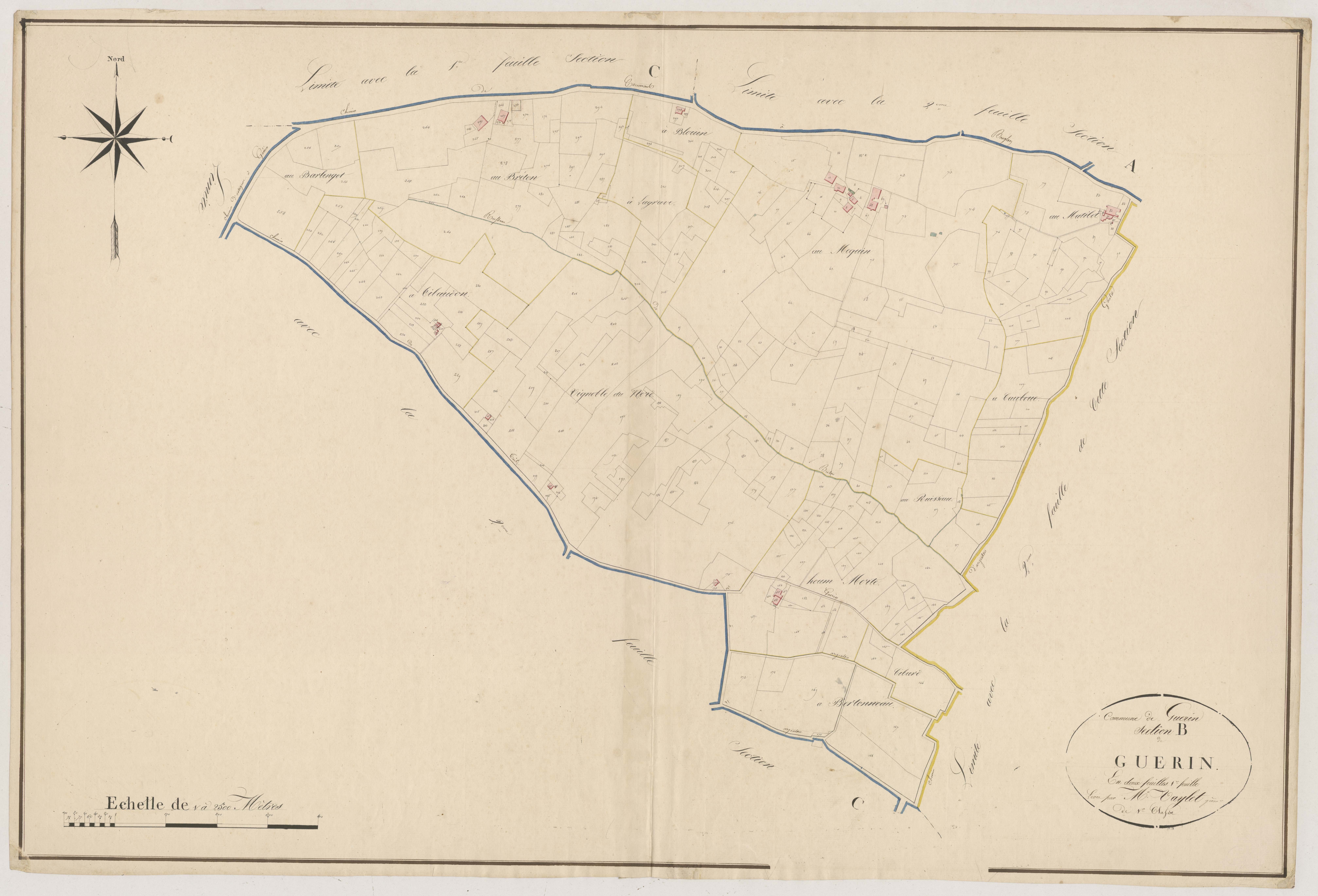 Plan napoléonien, atlas-B1 Guérin, Guérin