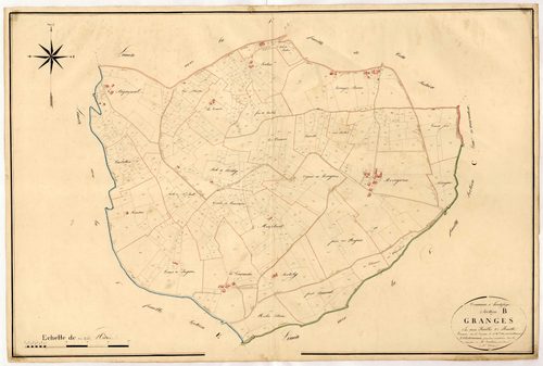 Plan napoléonien, atlas-B2 Granges, Hautefage-la-Tour
