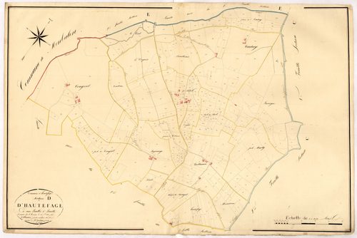 Plan napoléonien, atlas-D1 Hautefage, Hautefage-la-Tour