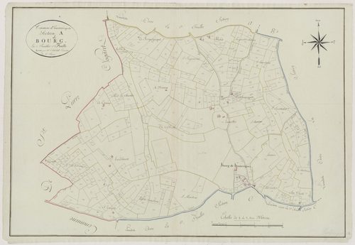 Plan primitif, atlas-A2 Le Bourg, Hautesvignes