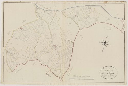Plan primitif, atlas-C2 Gullères et Mistoux, Hautesvignes