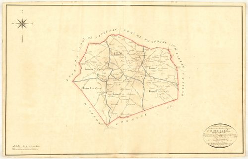 Plan napoléonien, atlas-TA, Houeillès