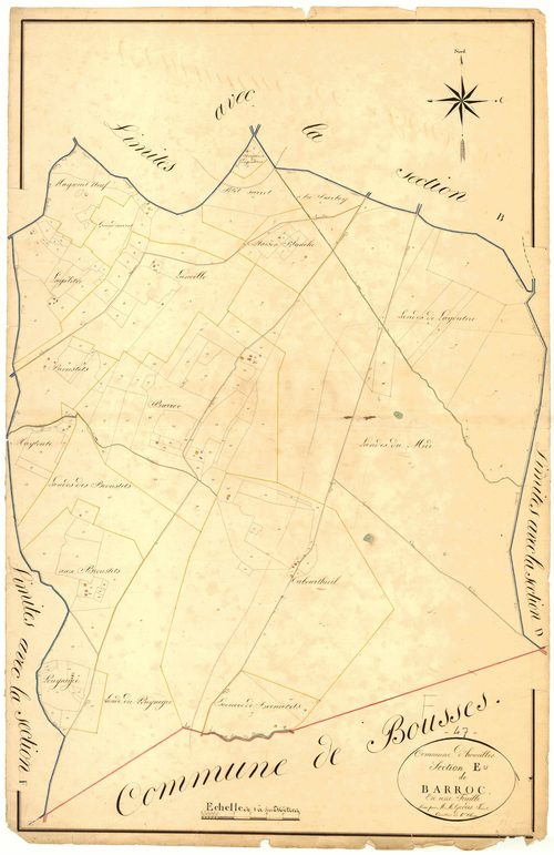 Plan napoléonien, atlas-E Barroc, Houeillès