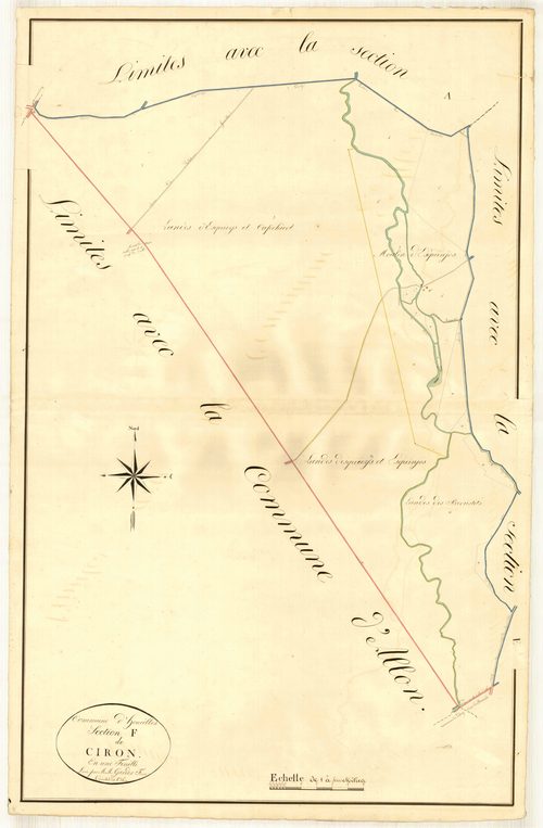 Plan napoléonien, atlas-F Ciron, Houeillès