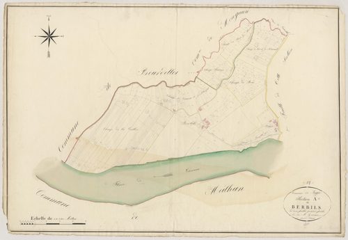 Plan napoléonien, atlas-A1 Les Berbils, Jusix