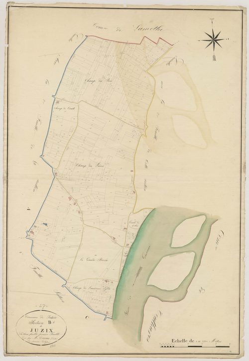 Plan napoléonien, atlas-B1 Jusix, Jusix