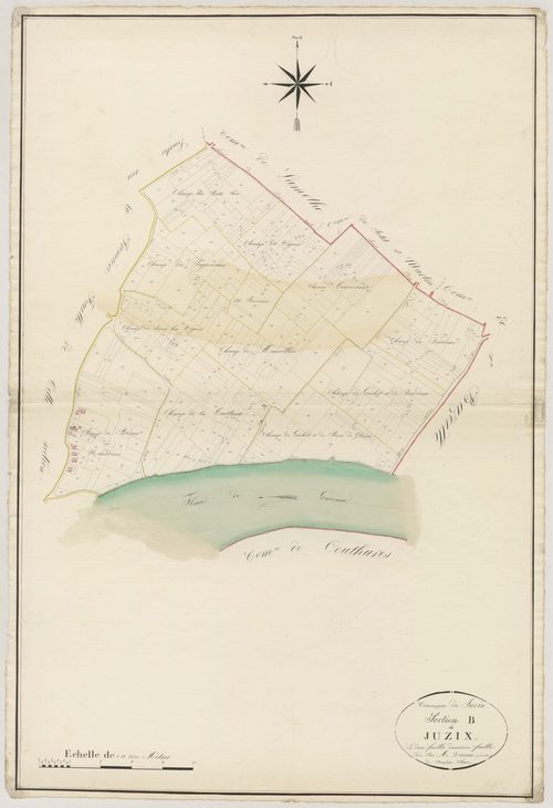 Plan napoléonien, atlas-B2 Jusix, Jusix