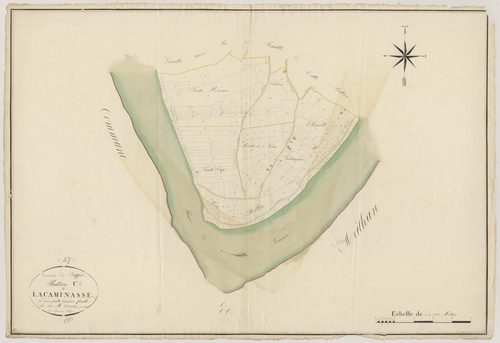 Plan napoléonien, atlas-C2 La Caminasse, Jusix
