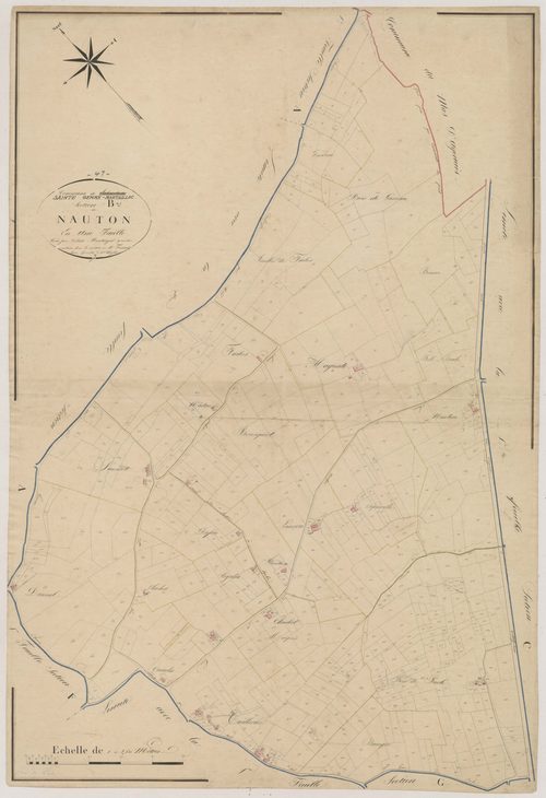 Plan napoléonien, atlas-B unique, Labastide-Castel-Amouroux