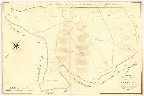 Plan napoléonien, atlas-D2 Massilos, Labastide-Castel-Amouroux