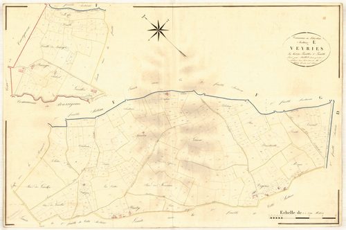 Plan napoléonien, atlas-D unique, Labastide-Castel-Amouroux