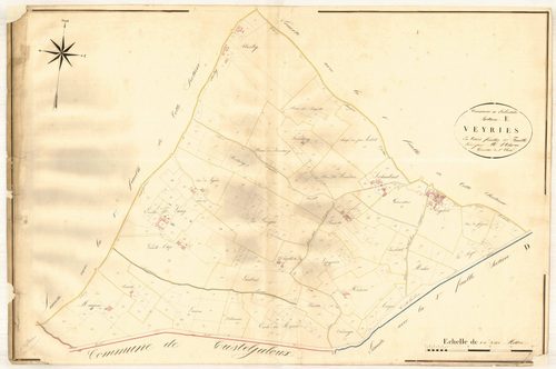 Plan napoléonien, atlas-E3 Veynès, Labastide-Castel-Amouroux