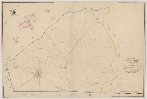Plan napoléonien, atlas-G2 Saint-Gény-et-Martaillac, Labastide-Castel-Amouroux