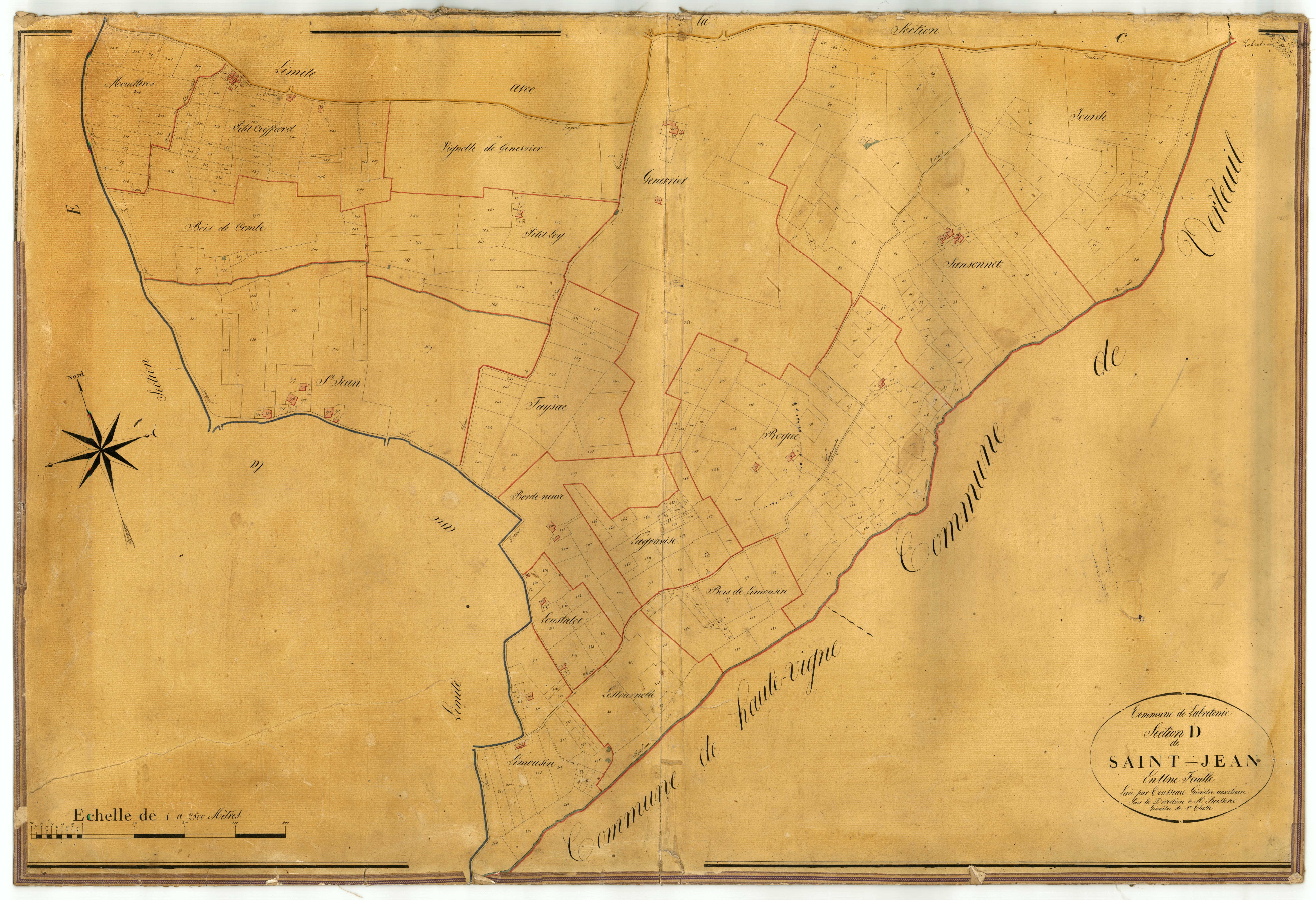 Plan napoléonien-D Saint-Jean, Labretonie