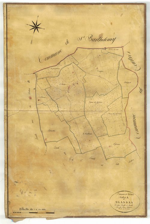 Plan napoléonien-A1 Agassas, Labretonie