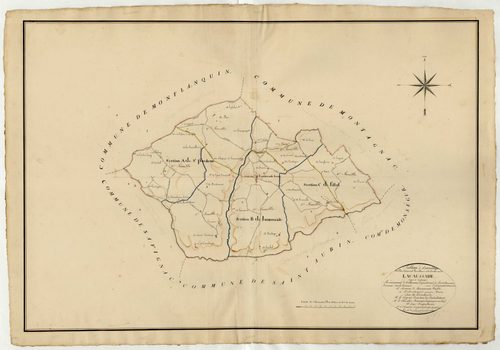 Plan napoléonien, atlas-TA, Lacaussade