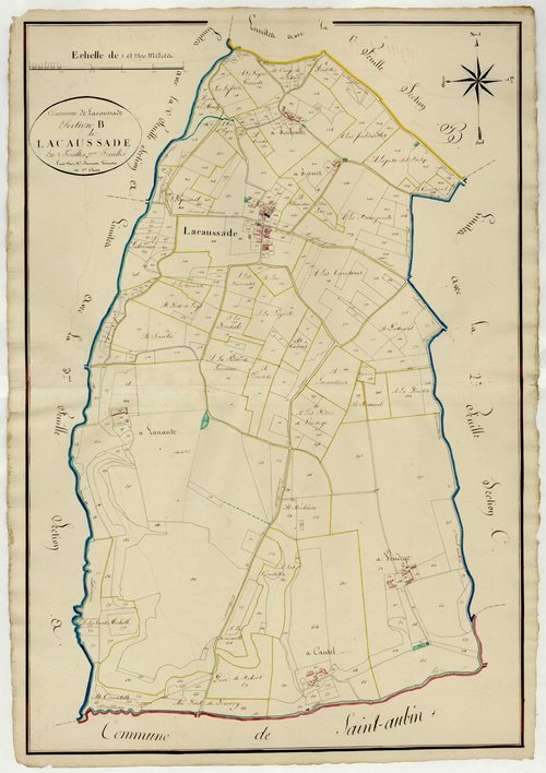 Plan napoléonien, atlas-B2 Lacaussade, Lacaussade