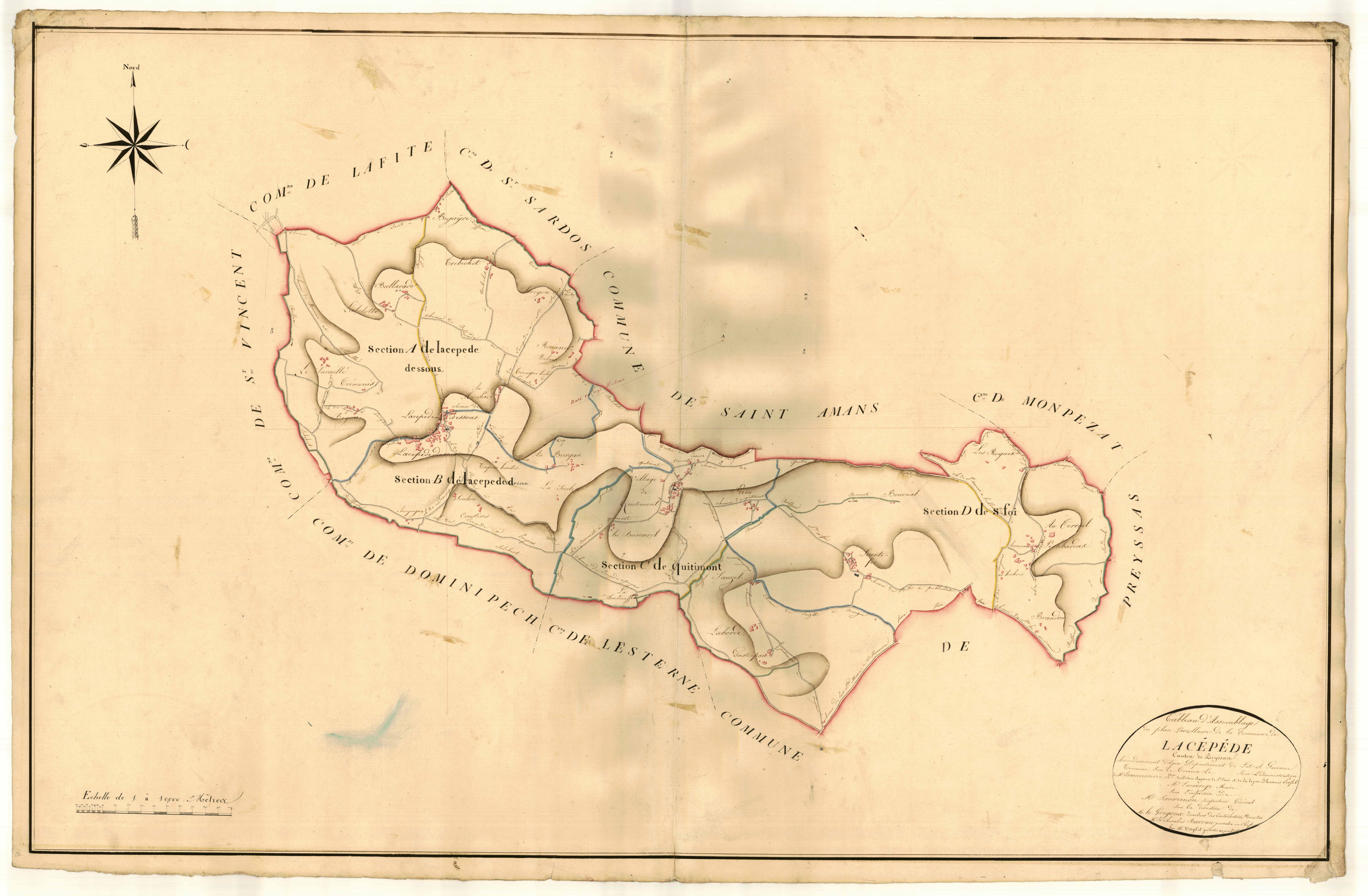 Plan napoléonien, atlas-TA, Lacépède
