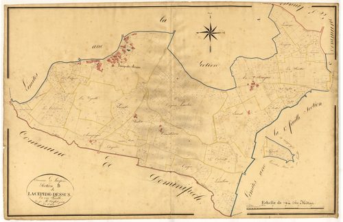 Plan napoléonien, atlas-B Lacépède-Dessus, Lacépède