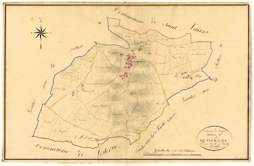 Plan napoléonien, atlas-C1 Quitimont, Lacépède