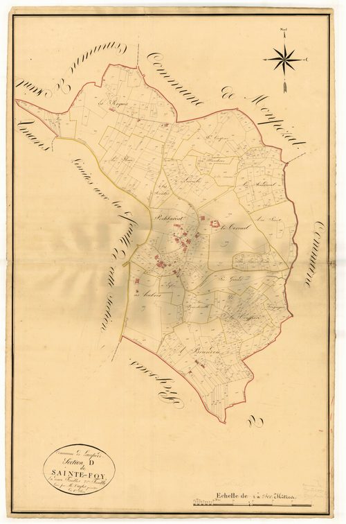 Plan napoléonien, atlas-D2 Sainte-Foy, Lacépède
