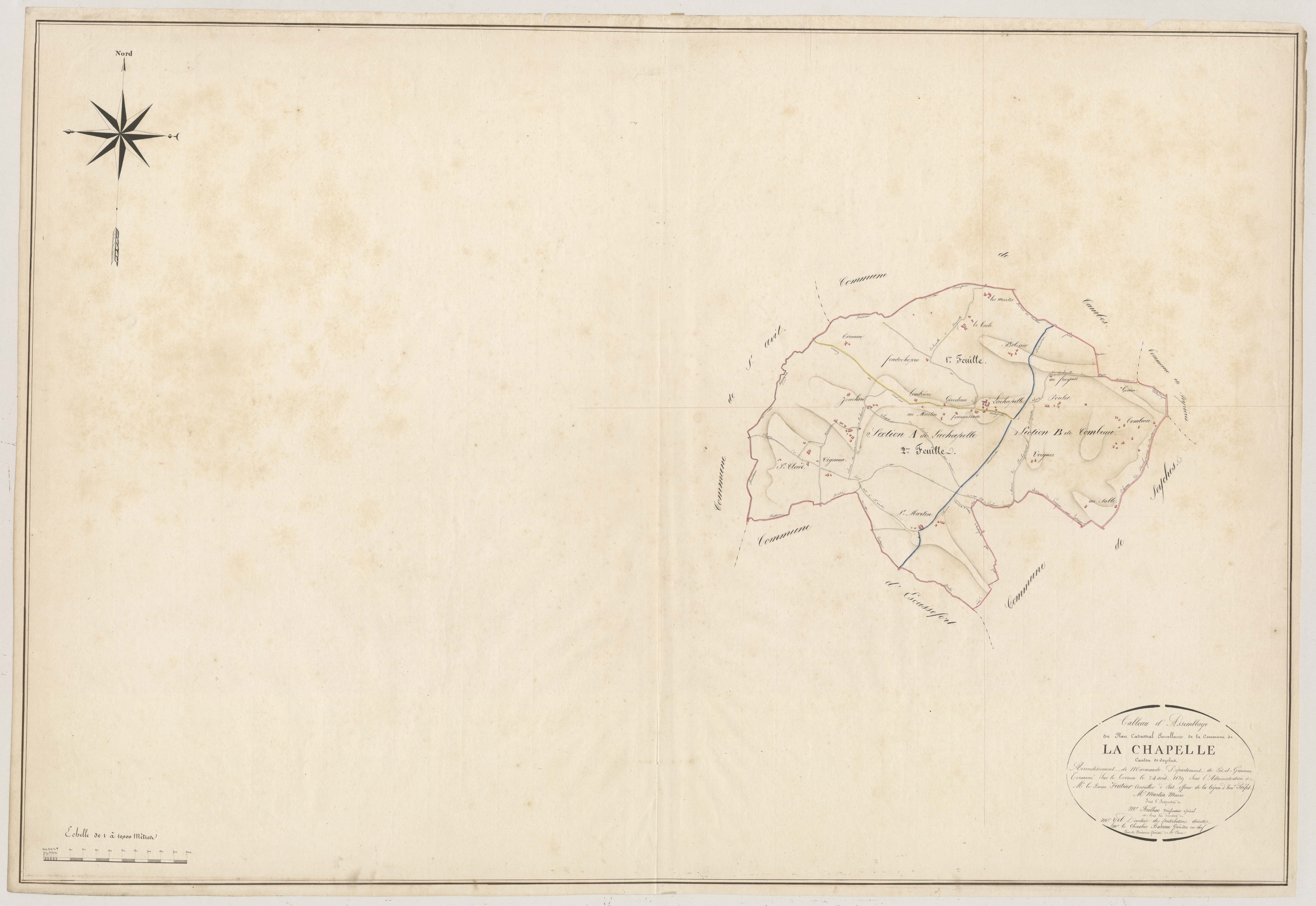 Plan napoléonien, atlas-TA, Lachapelle