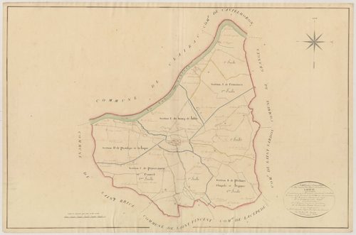 Plan napoléonien, atlas-TA, Lafitte-sur-Lot