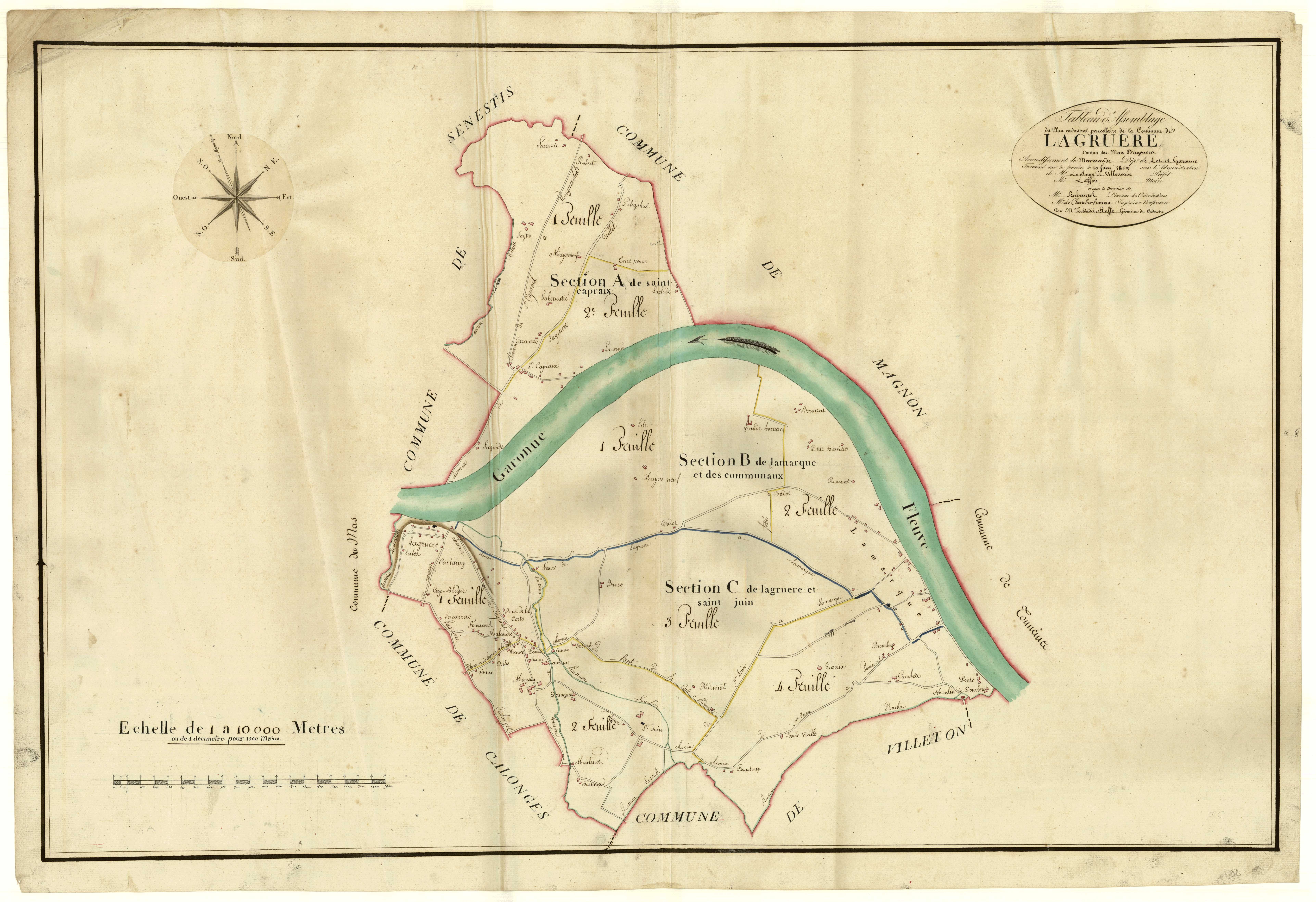 Plan primitif, atlas-TA, Lagruère