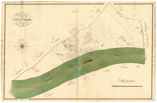 Plan primitif, atlas-A2 Saint-Capraix, Lagruère
