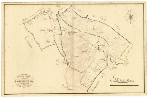 Plan primitif, atlas-C2 Lagruère et Saint-Juin, Lagruère