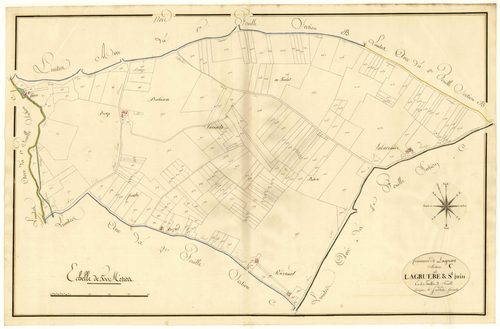 Plan primitif, atlas-C3 Lagruère et Saint-Juin, Lagruère