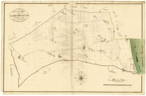 Plan primitif, atlas-C4 Lagruère et Saint-Juin, Lagruère