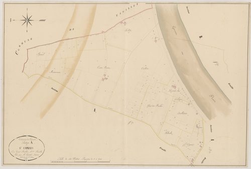 Plan napoléonien, atlas-A2 Saint-Caprais, Lagruère