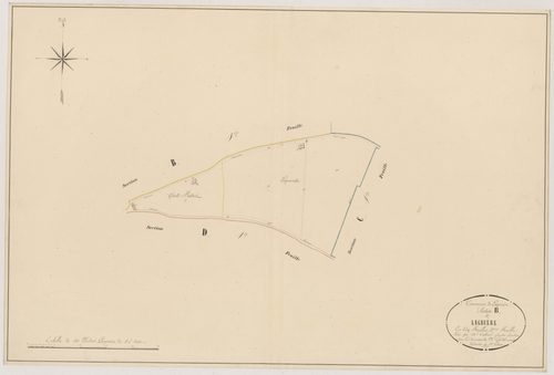 Plan napoléonien, atlas-B2 Lagruère, Lagruère
