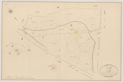 Plan napoléonien, atlas-D2 Saint-Juin, Lagruère
