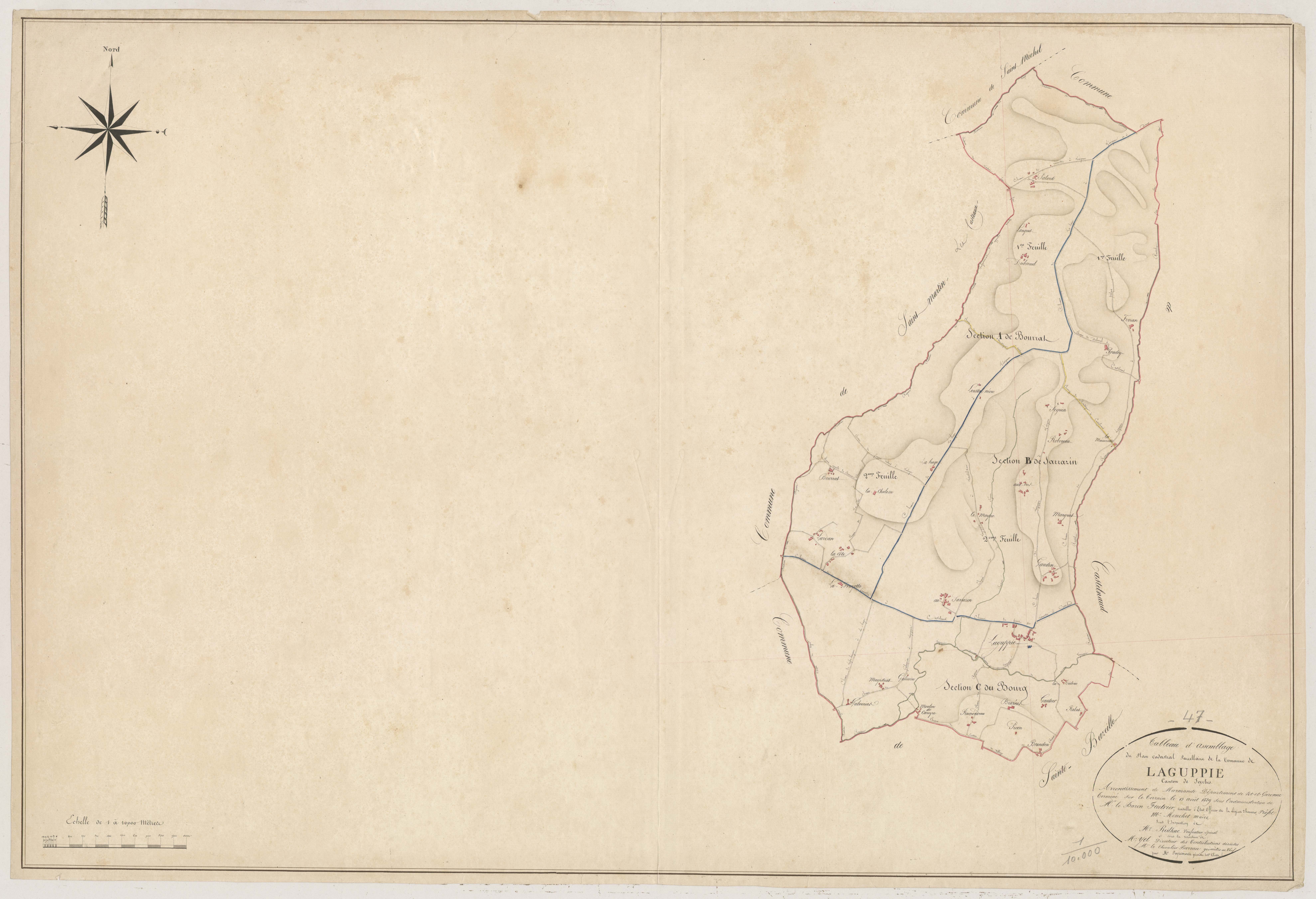 Plan napoléonien, atlas-TA, Lagupie