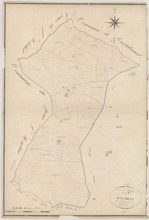 Plan napoléonien, atlas-A1 Bourrat, Lagupie