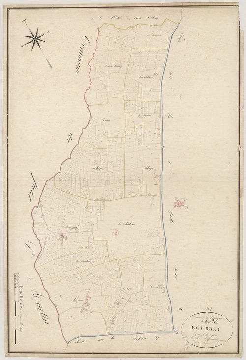 Plan napoléonien, atlas-A2 Bourrat, Lagupie