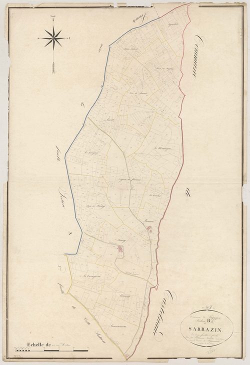 Plan napoléonien, atlas-B1 Sarrazin, Lagupie