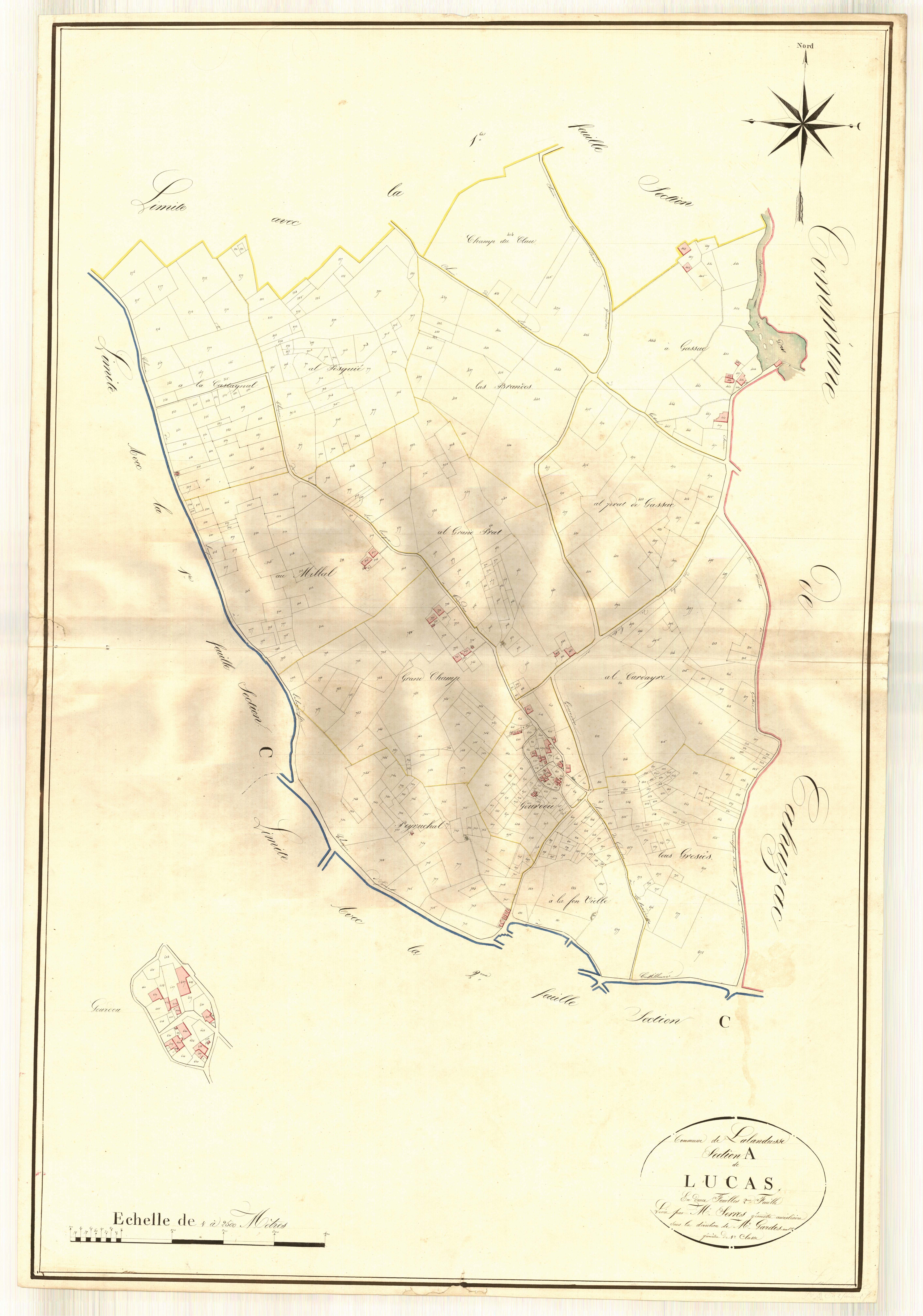 Plan napoléonien, atlas-A2 Lucas, Lalandusse