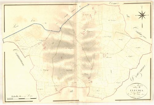 Plan napoléonien, atlas-B Fleuris, Lalandusse